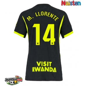Atletico Madrid Marcos Llorente #14 Vieraspaita Naisten 2026-27 Lyhythihainen